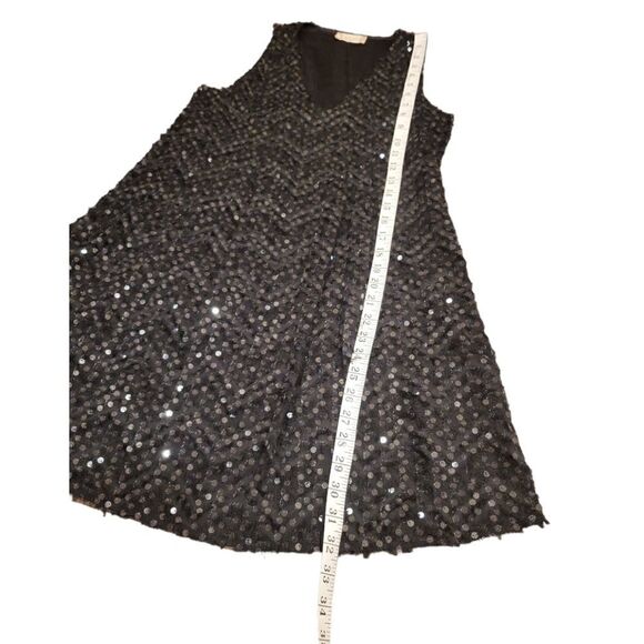 NWT Altar'd State Stella Black Sequined Sleeveless Mini Dress Size XSmall - Picture 8 of 13